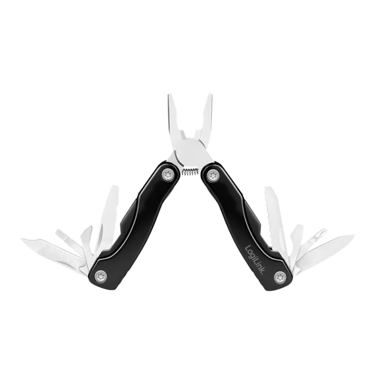 11-in-1 Multitool mit Nylontasche, schneiden, öffnen, schrauben, drehen, feilen
